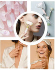 HELIABRINE ROLLER MASSAGE VISAGE EN QUARTZ ROSE