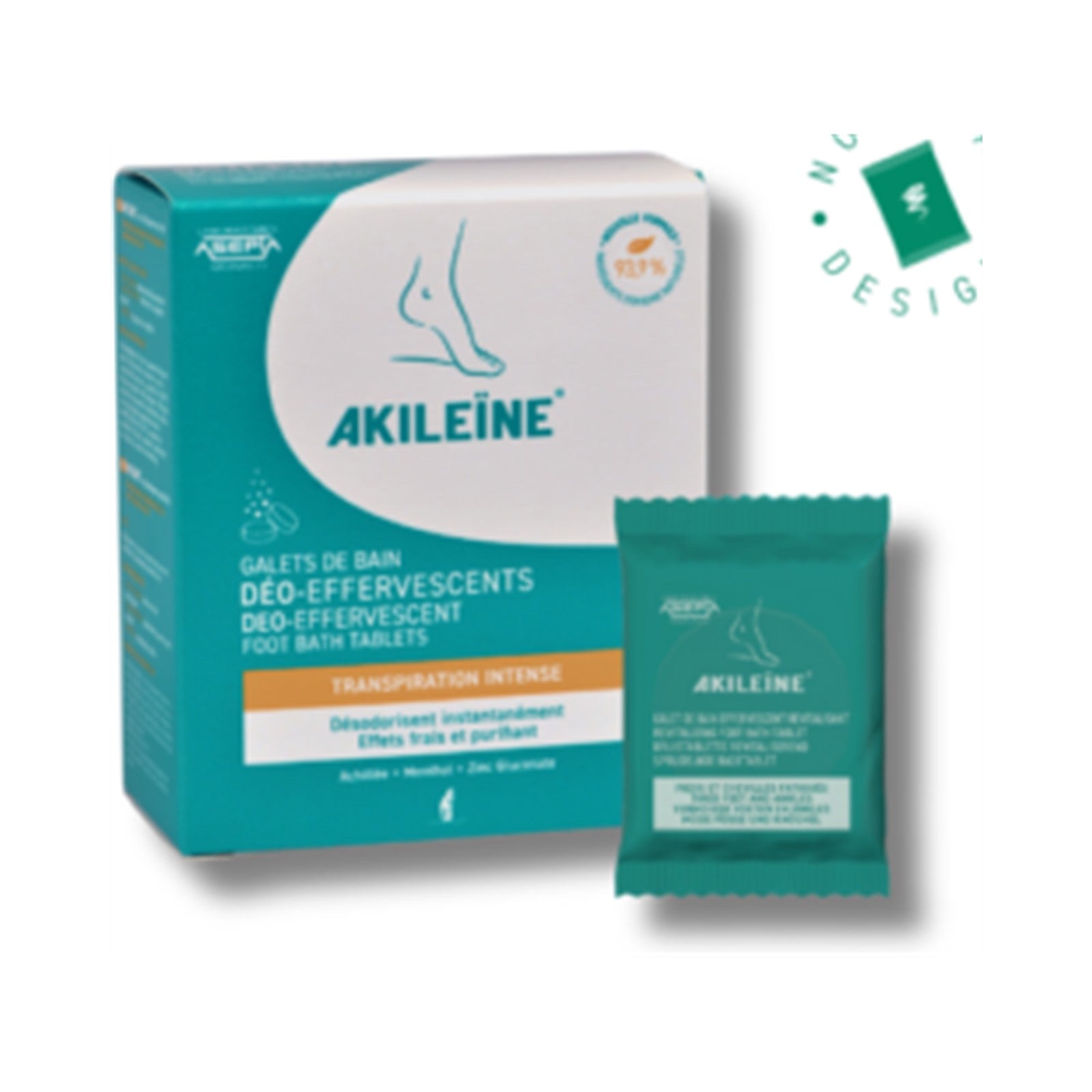 Galets de bain déo-effervescents Akiléine