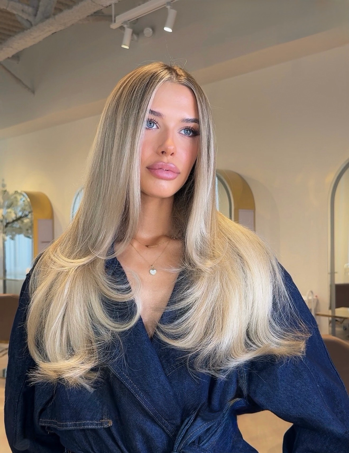 Cliente de Maison Constance à Blainville, blond long travaillé par Alexandra Phaneuf