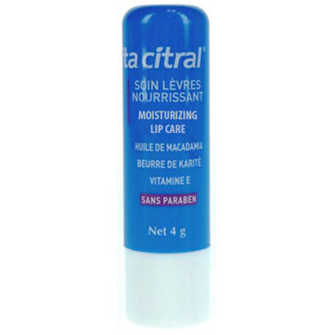 Stick Lèvres Nourrissant Vita Citral 4 g, tube bleu au beurre de karité et huile de macadamia