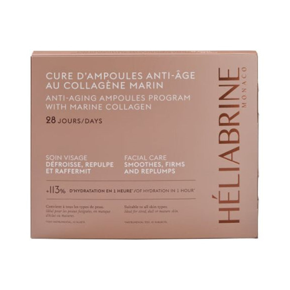 Ampoules Anti-Âge au collagène marin Héliabrine, cure en ampoules, à la Maison Constance de Blainville