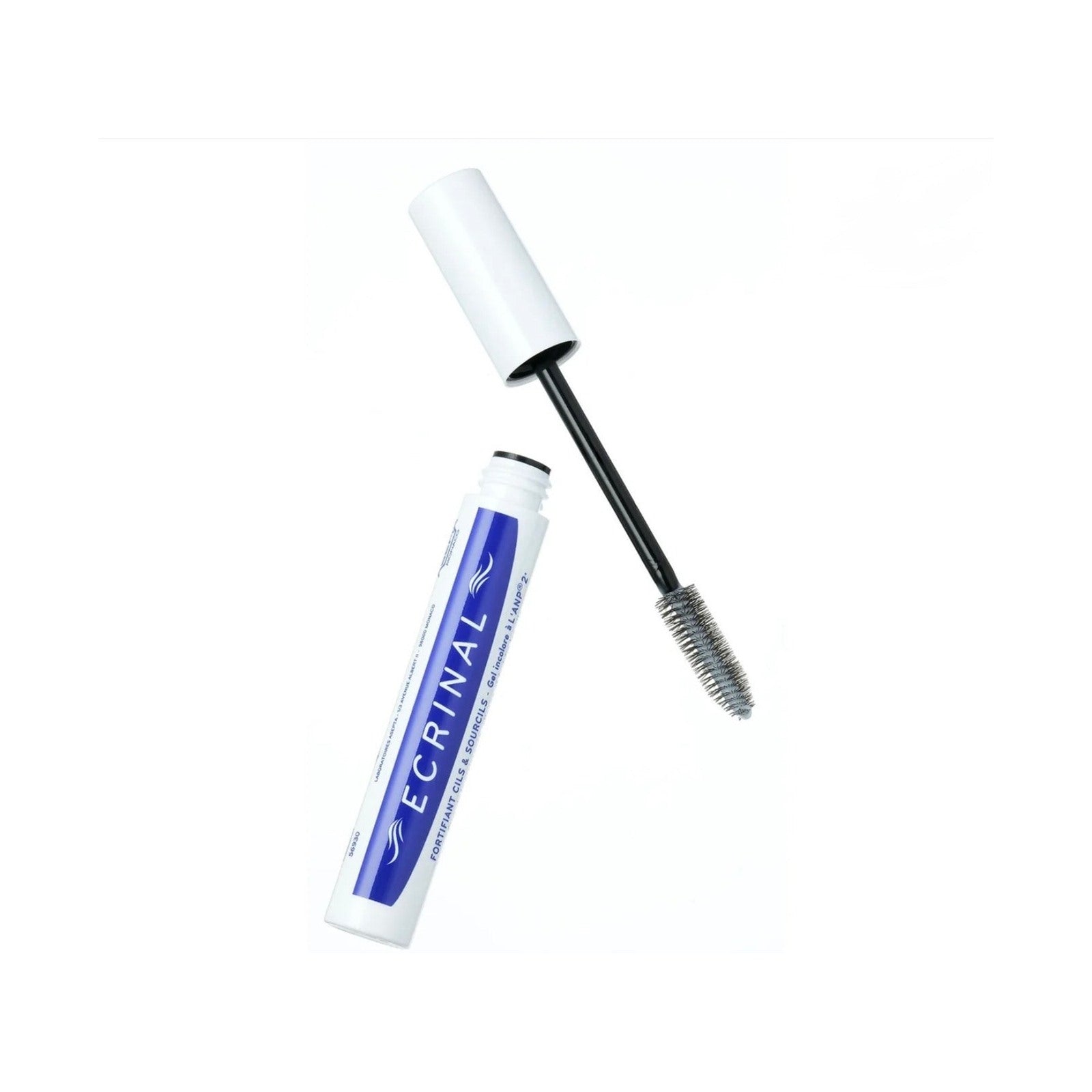 Gel Fortifiant Cils et Sourcils Ecrinal, tube et brosse applicatrice, à la Maison Constance de Blainville