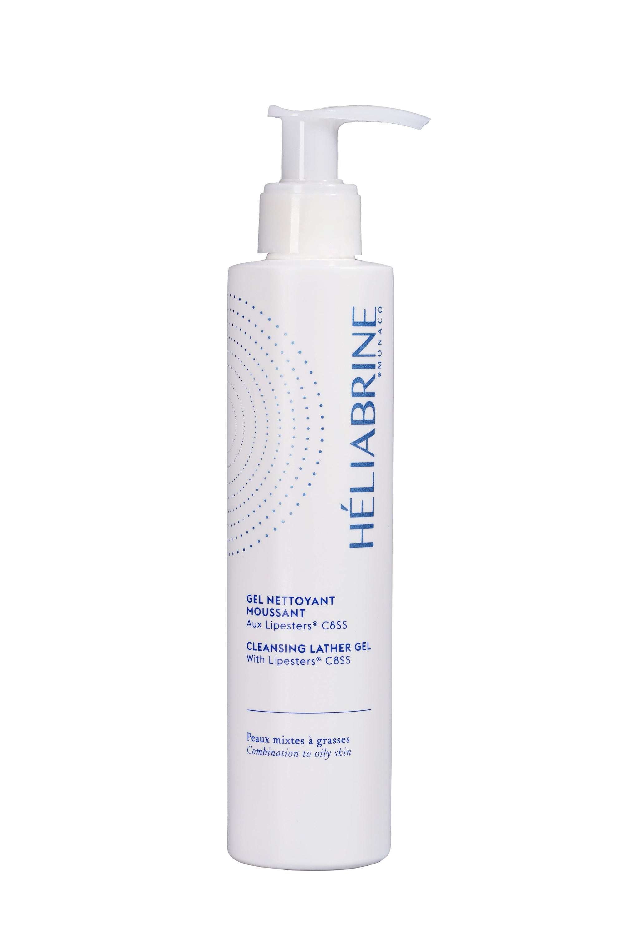 Gel Nettoyant Moussant Héliabrine 200 ml, nettoyant visage quotidien