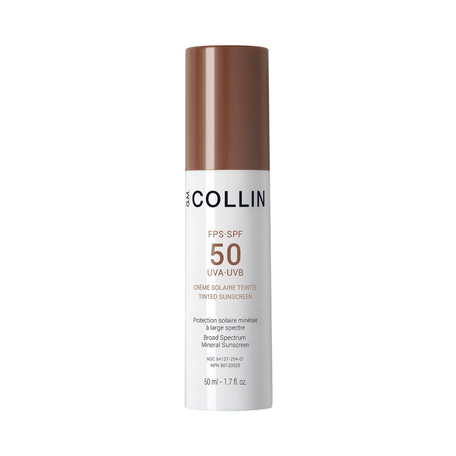 FPS 50 Crème solaire teintée minérale G.M. Collin, 50 ml, à Blainville