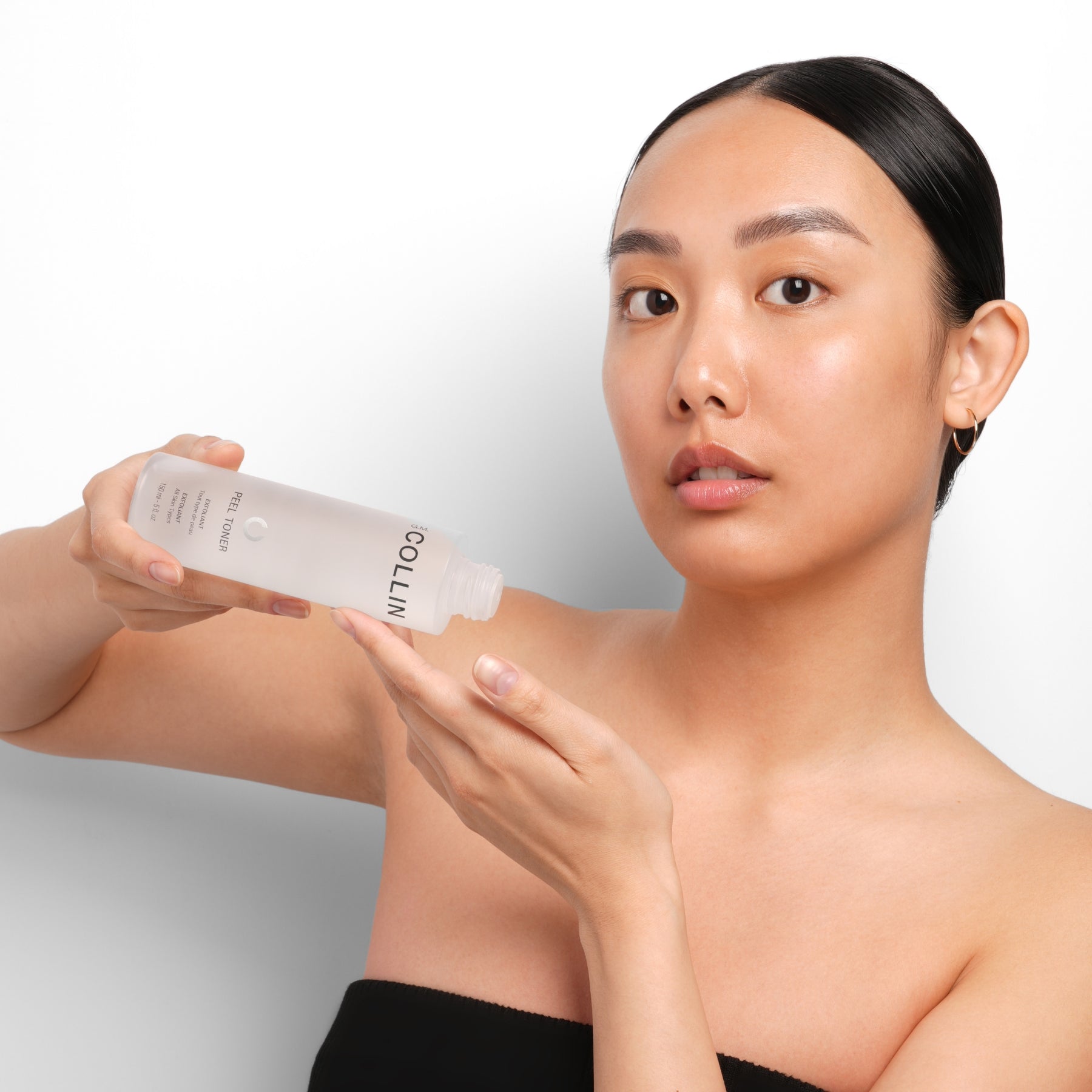Peel Toner Exfoliant G.M. Collin, deuxième mise en situation, à Blainville