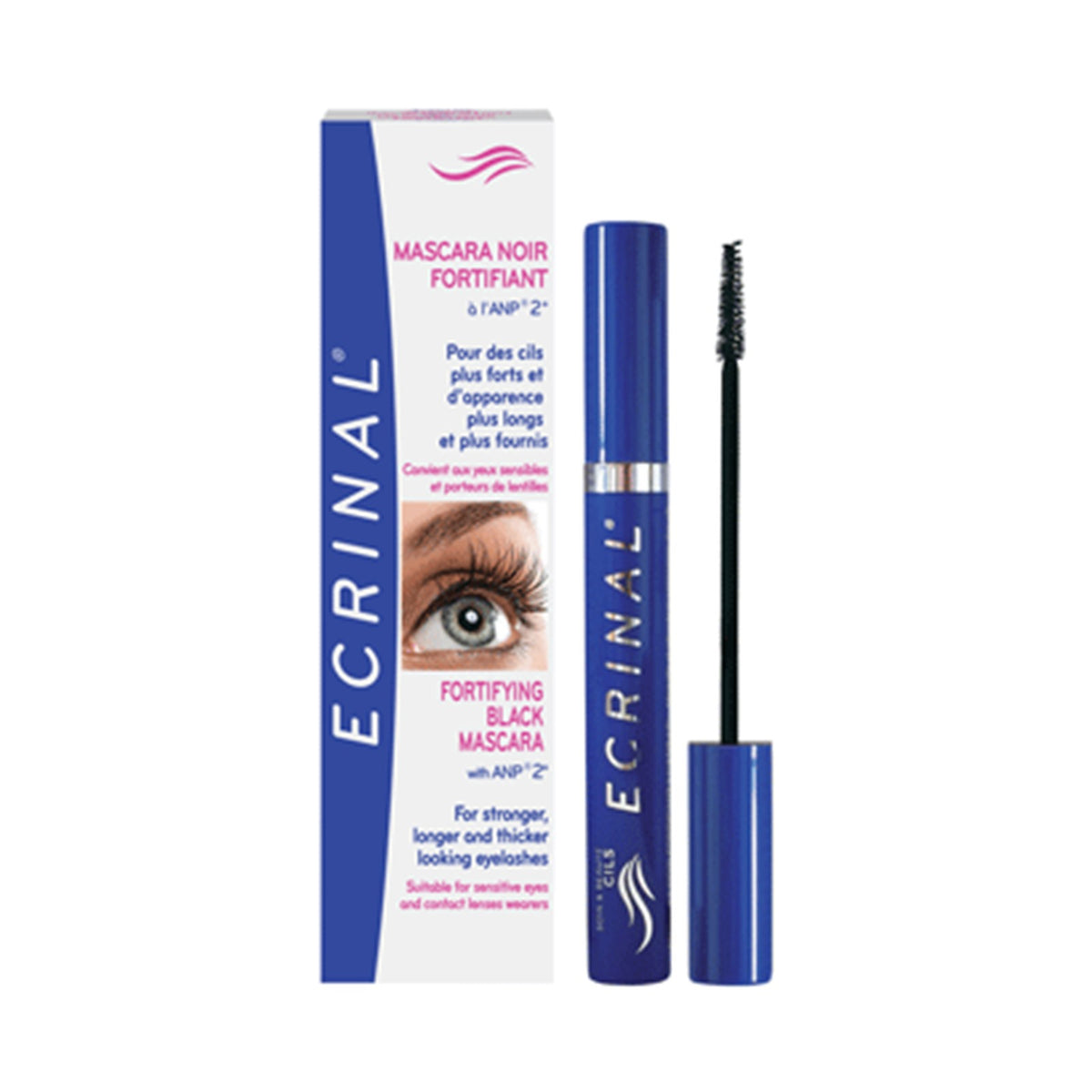 Mascara Noir Fortifiant ANP2+ Ecrinal, pour cils clairsemés, à Blainville
