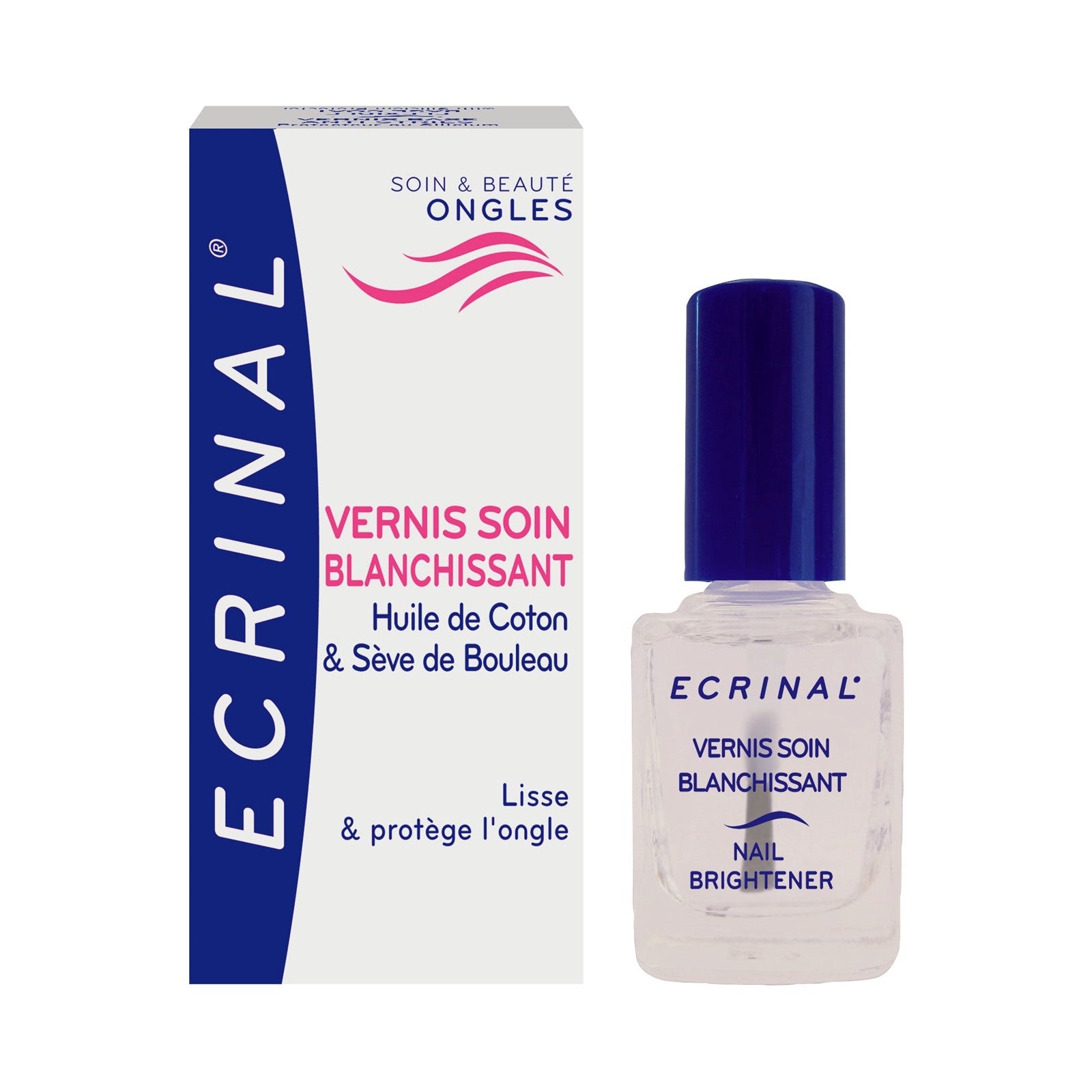 Vernis Soin Blanchissant Ecrinal, pour ongles jaunis, à Blainville